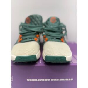 Nike LeBron Witness 8 Basketball Shoes Athletic Sneakers Green/Orange SZ W9/M7.5